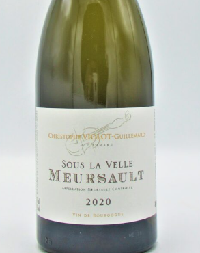 Meursault “Sous la Velle” Christophe Violot-Guillemard 2020