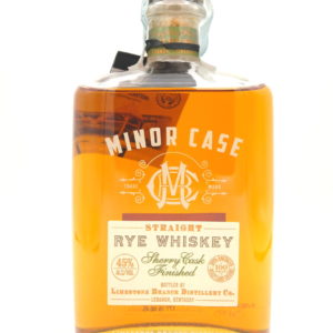 minor case rye whiskey